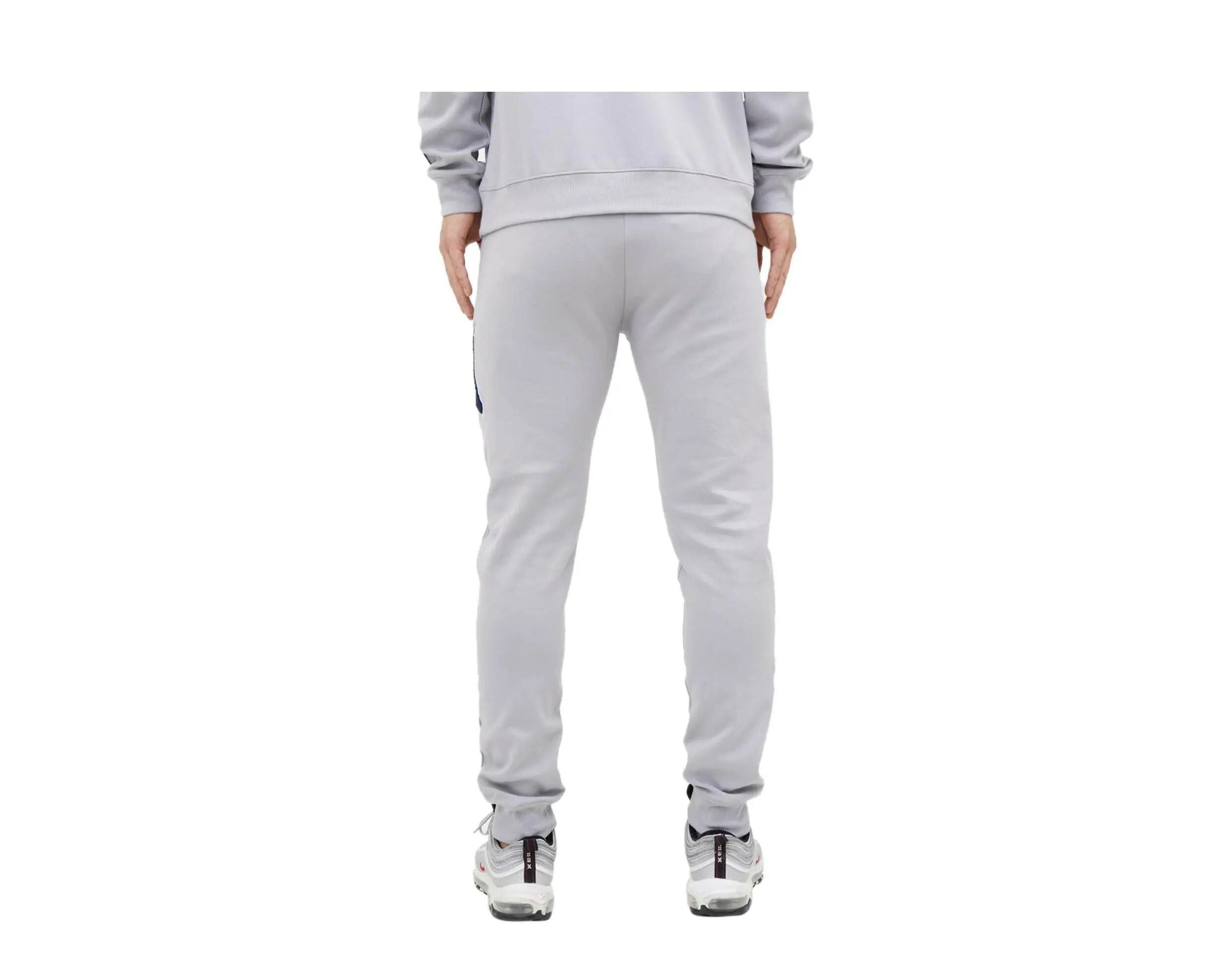 Pro Standard New York Yankees Classic Chenille Men Joggers Grey/Navy 4