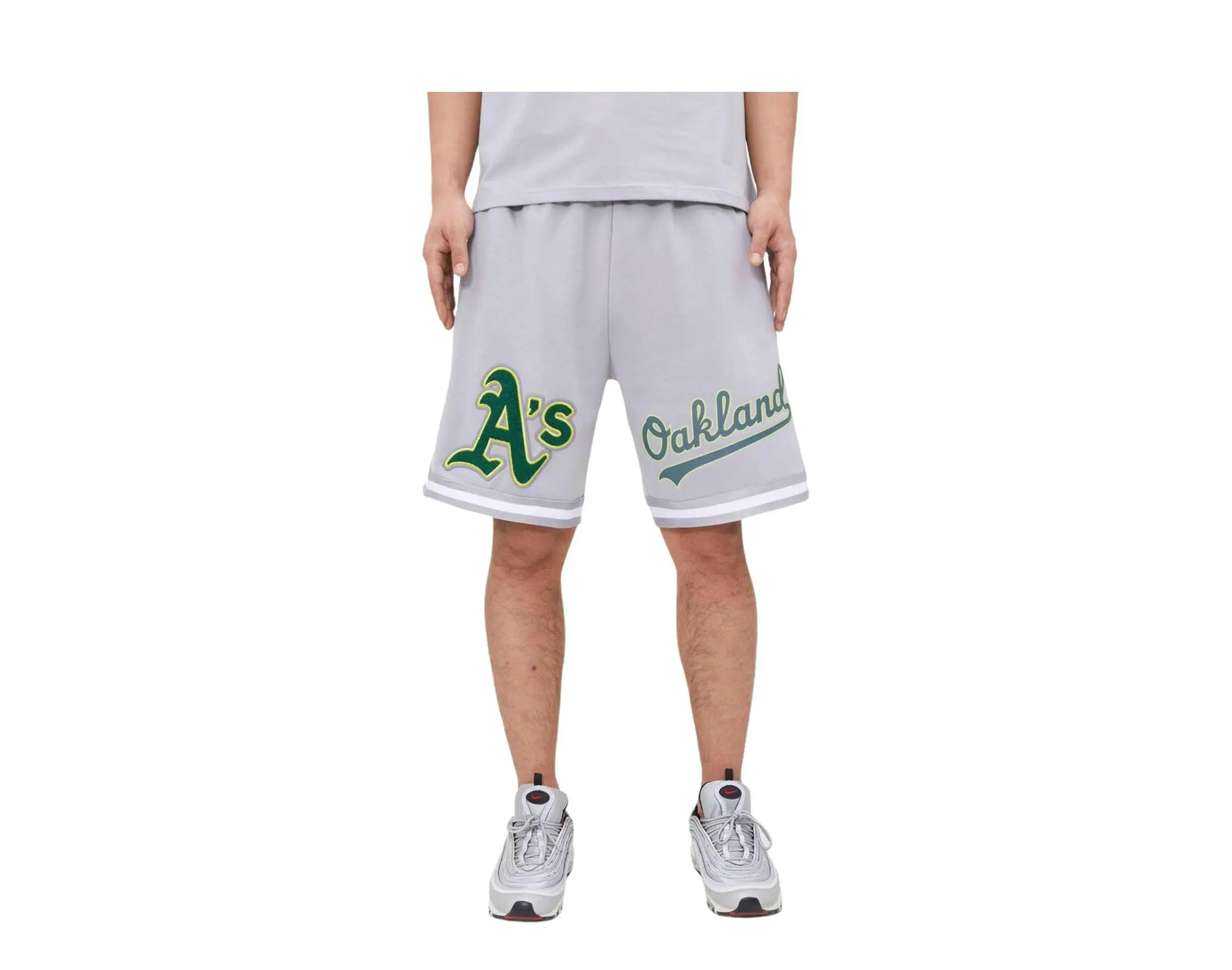 Pro Standard Oakland Athletics Pro Team Men Shorts Grey 1