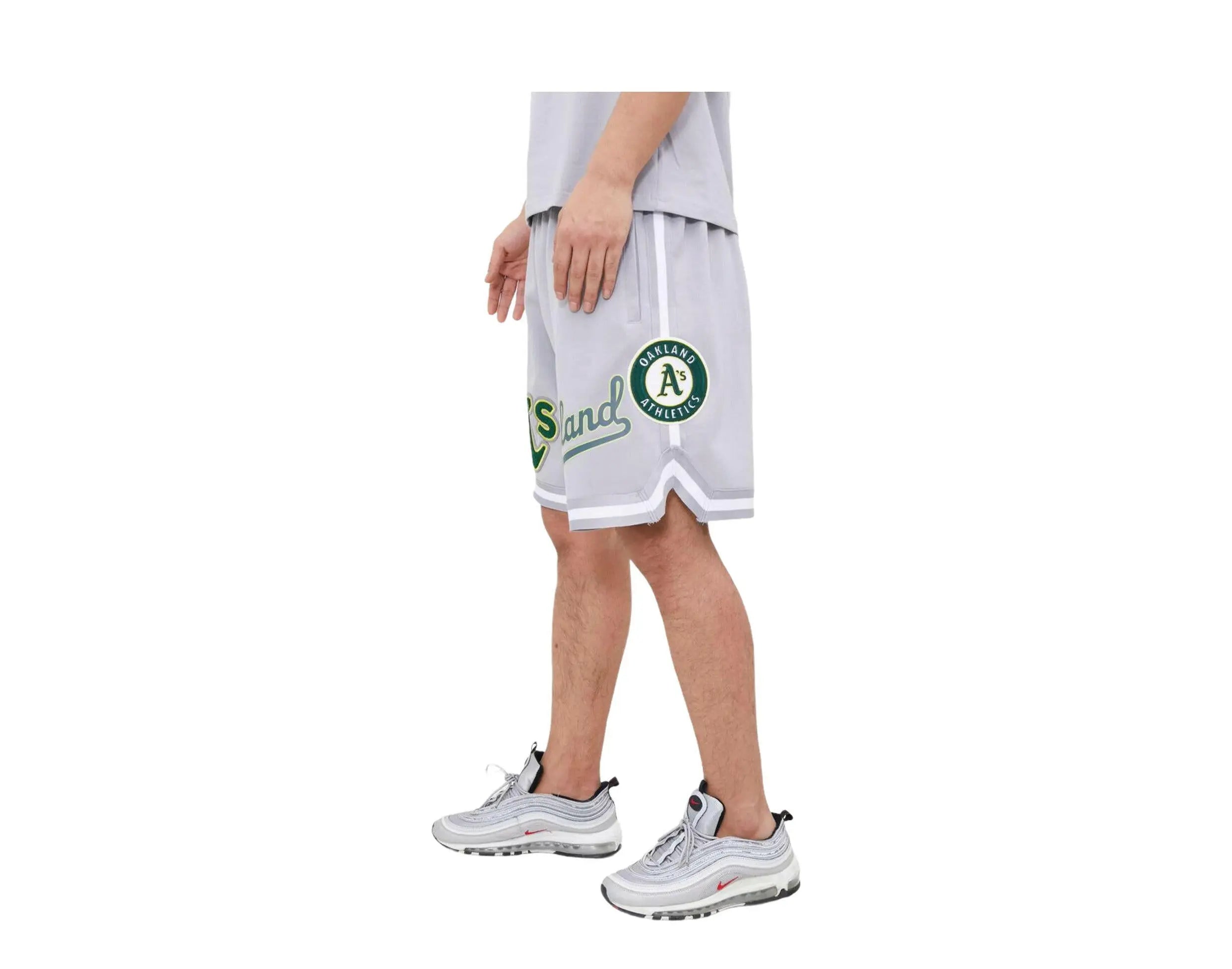 Pro Standard Oakland Athletics Pro Team Men Shorts Grey 2