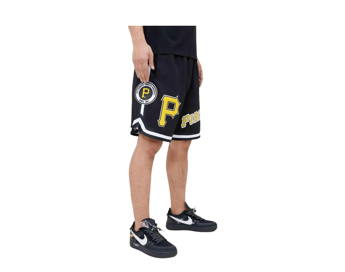 Pro Standard Pittsburgh Pirates Pro Team Men Jogger Shorts Black 3
