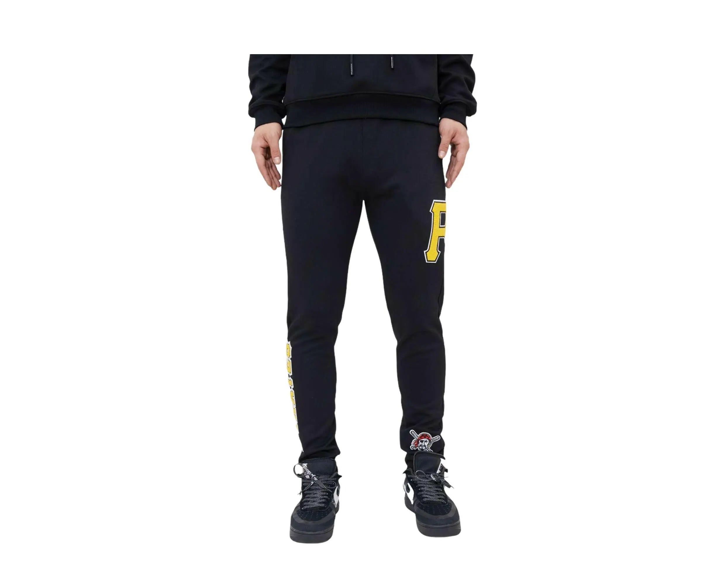 Pro Standard Pittsburgh Pirates Logo Blended Men Joggers Black 1