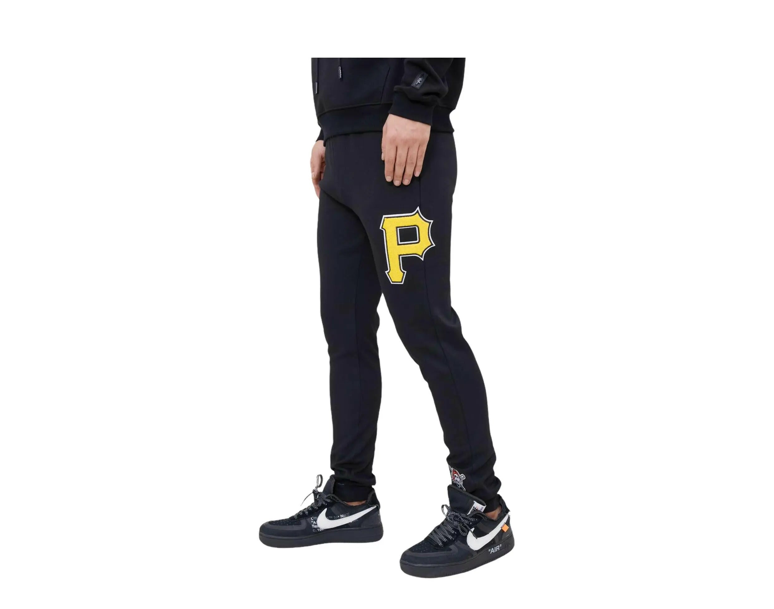 Pro Standard Pittsburgh Pirates Logo Blended Men Joggers Black 2