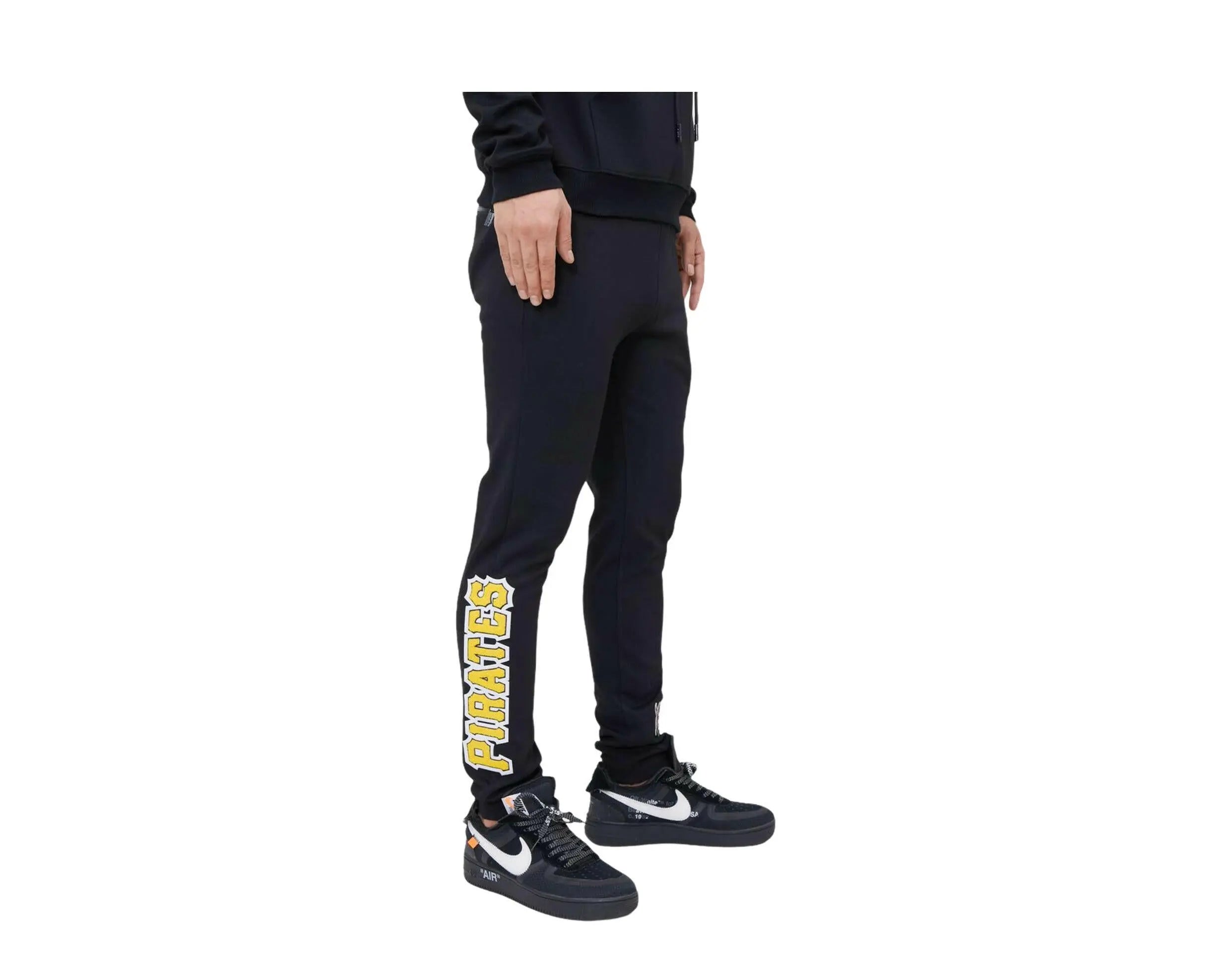 Pro Standard Pittsburgh Pirates Logo Blended Men Joggers Black 3