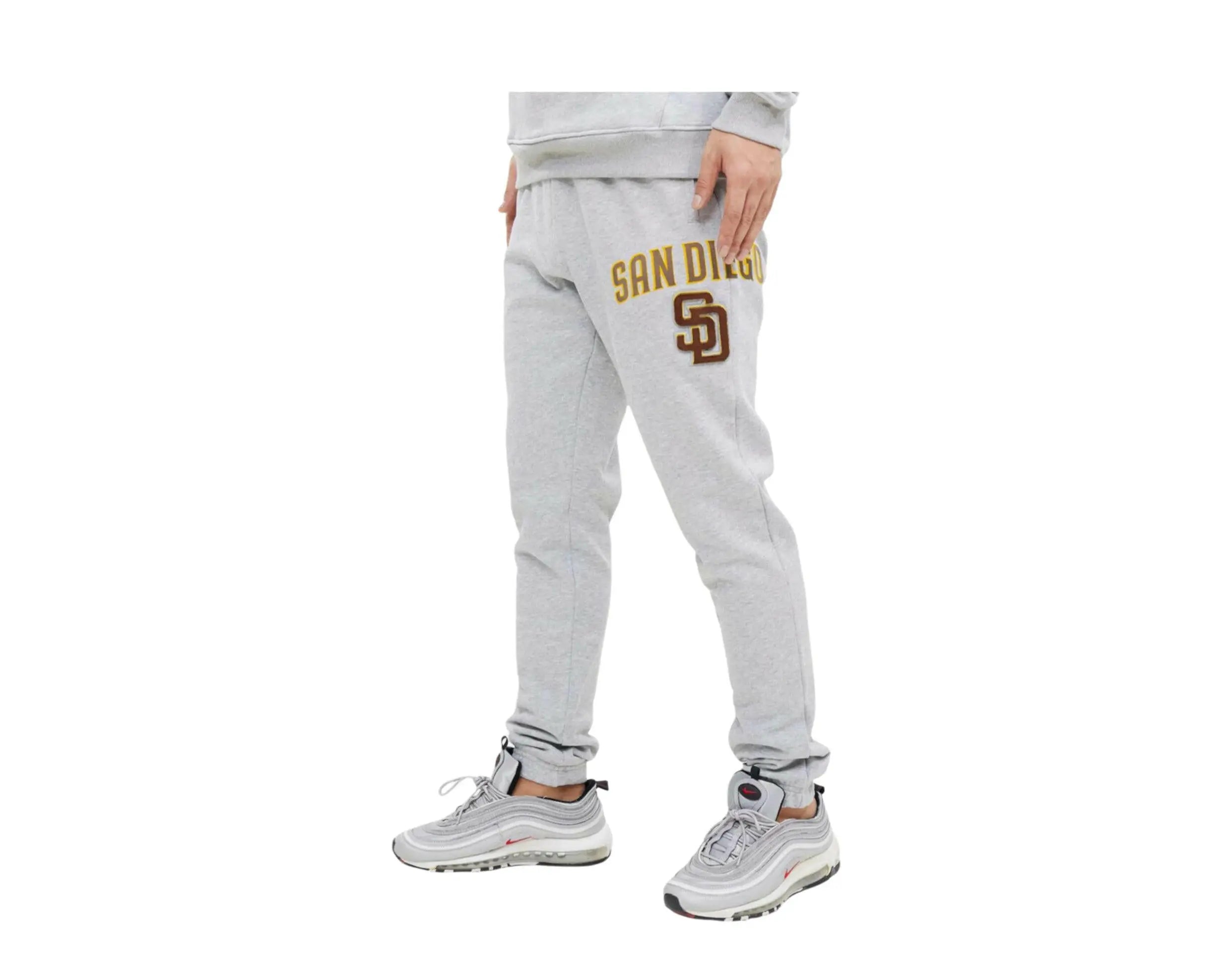 Pro Standard MLB San Diego Padres Stacked Logo Men Sweatpants Heather Grey 2