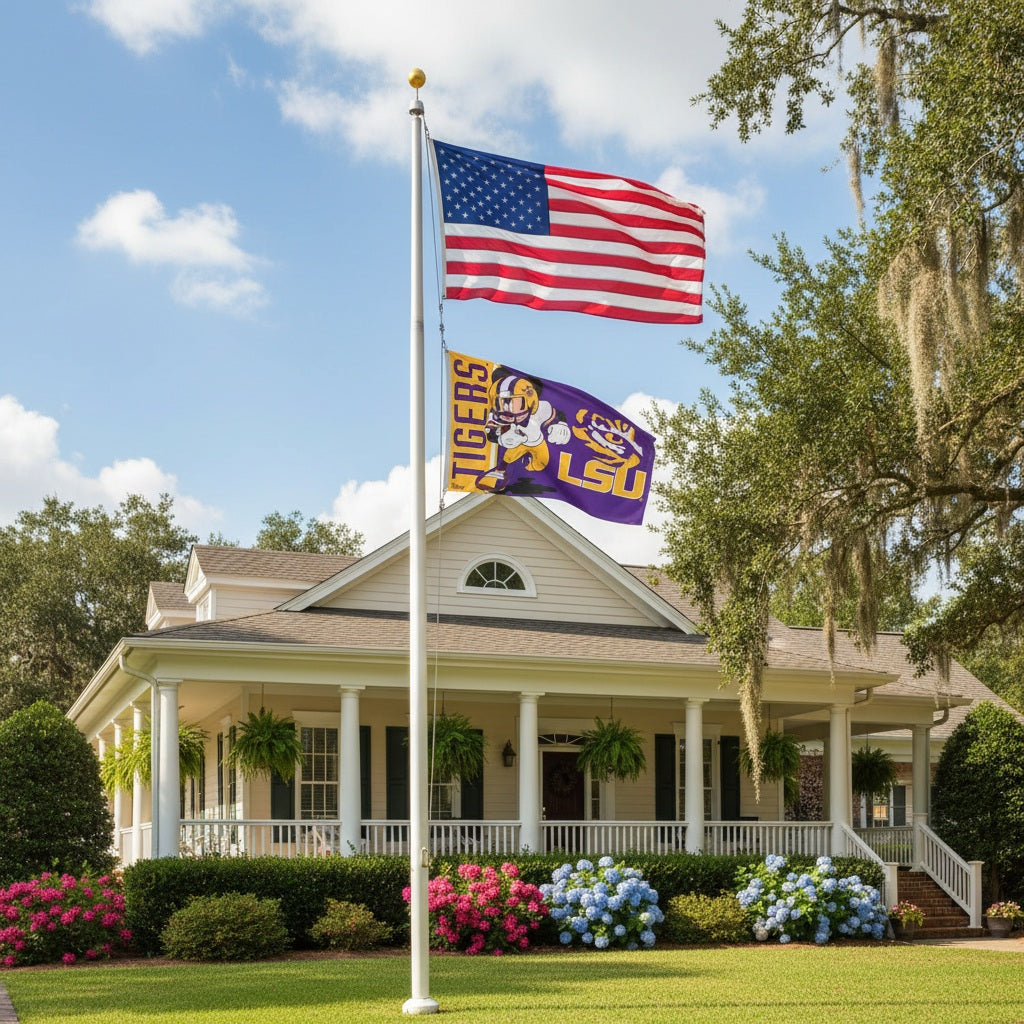 LSU Tigers Flag 3x5 Disney Mickey Mouse Football