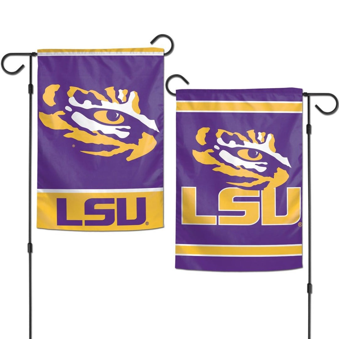 LSU Tigers Garden 2 Sided Double Logo Tiger Eye