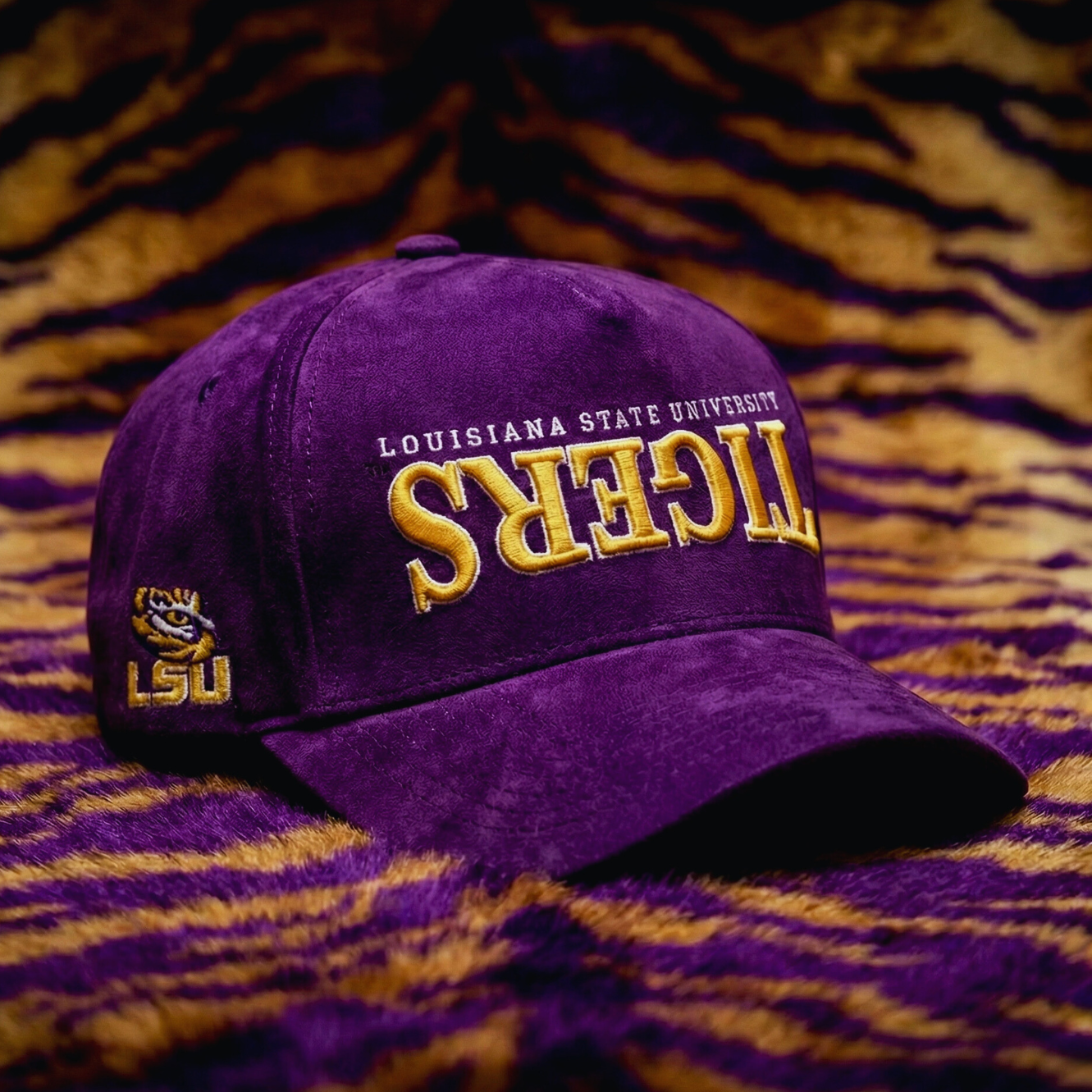 LSU Tigers Suede Hat 4
