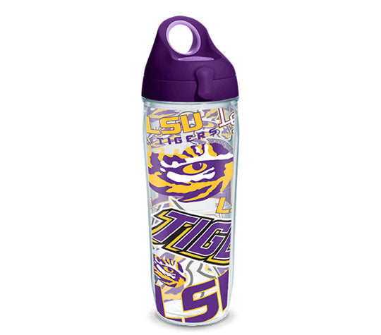 LSU Tigers - All Over Wrap Plastic Tumbler 3