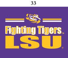 LSU Infant Lap Shoulder Creeper Print 8