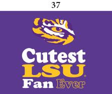 LSU Infant Lap Shoulder Creeper Print 9