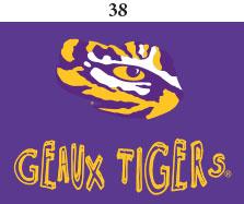 LSU Infant Lap Shoulder Creeper Print 10