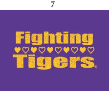 LSU Infant Lap Shoulder Creeper Print 3