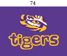 LSU Infant Lap Shoulder Creeper Print 12