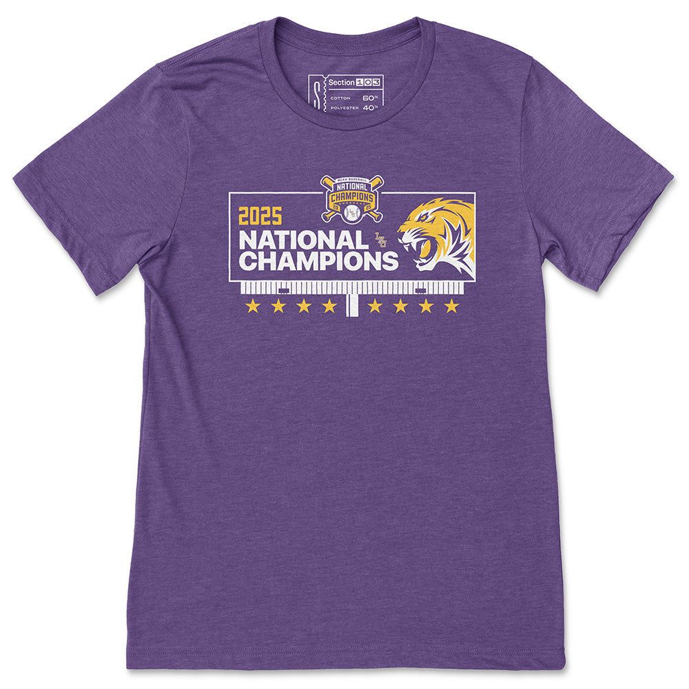 LSU Baseball 2025 National Champions T-Shirt
