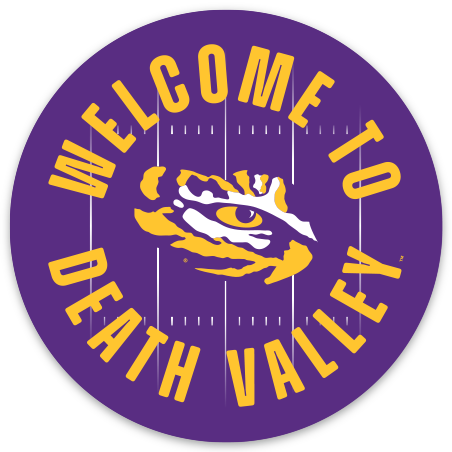 LSU Welcome To Death Valley Sticker
