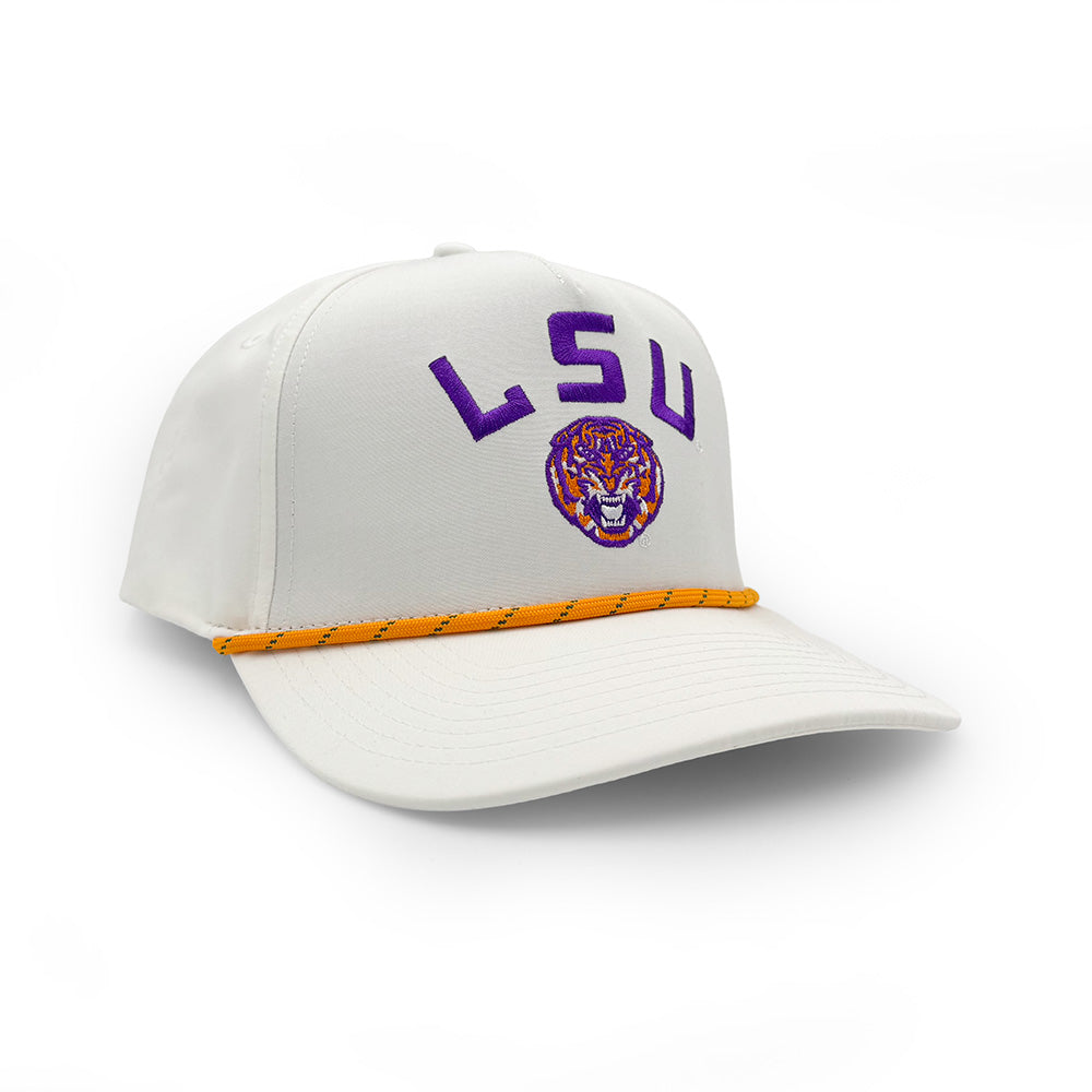 LSU Football Helmet Logo Rope Hat