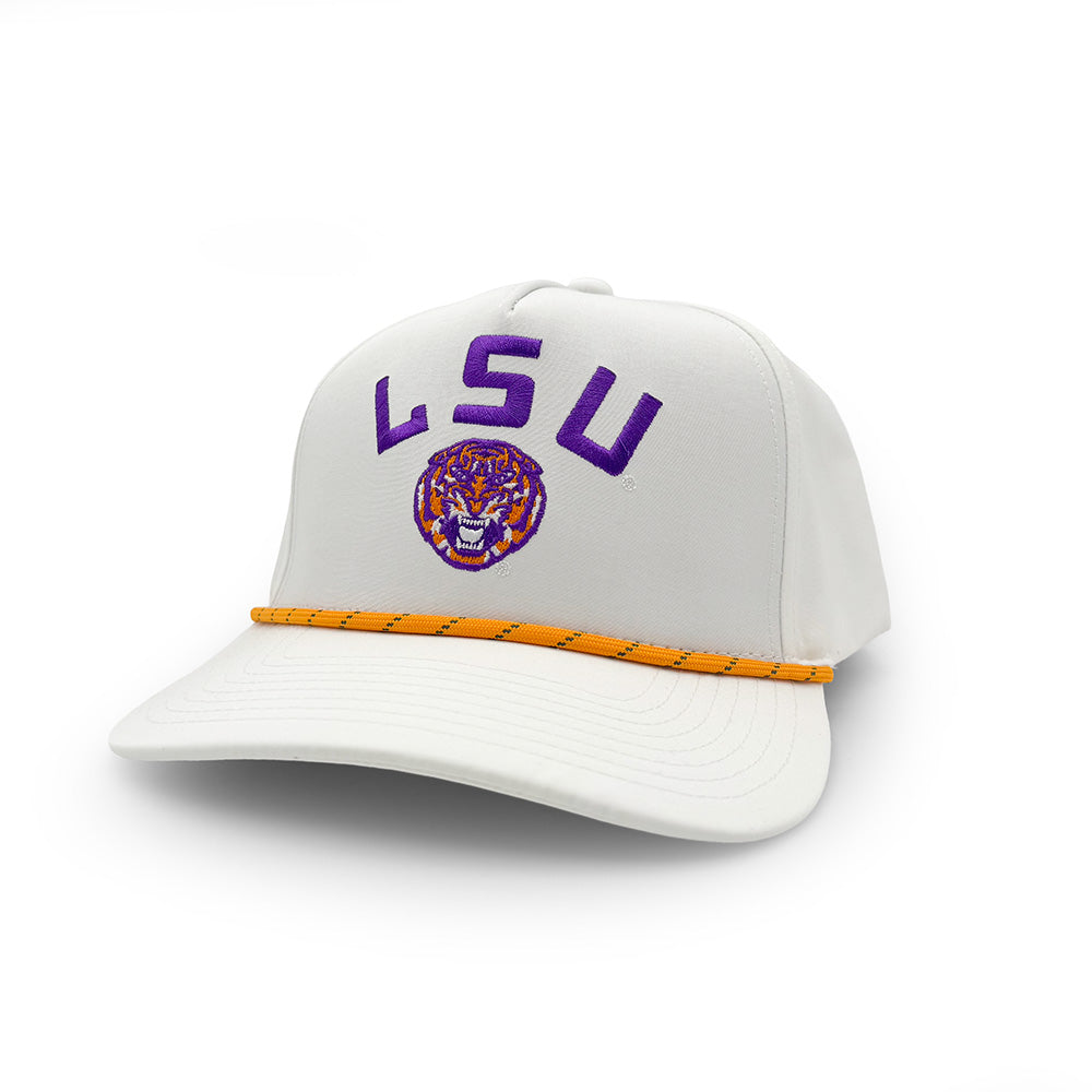 LSU Football Helmet Logo Rope Hat