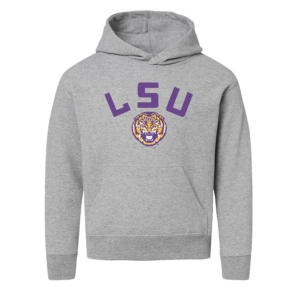 LSU Football Helmet Logo Youth Hoodie