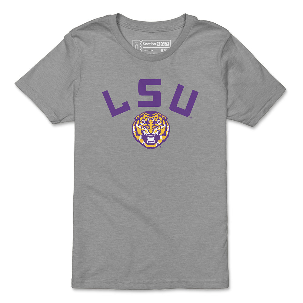 LSU Football Helmet Logo Youth T-Shirt