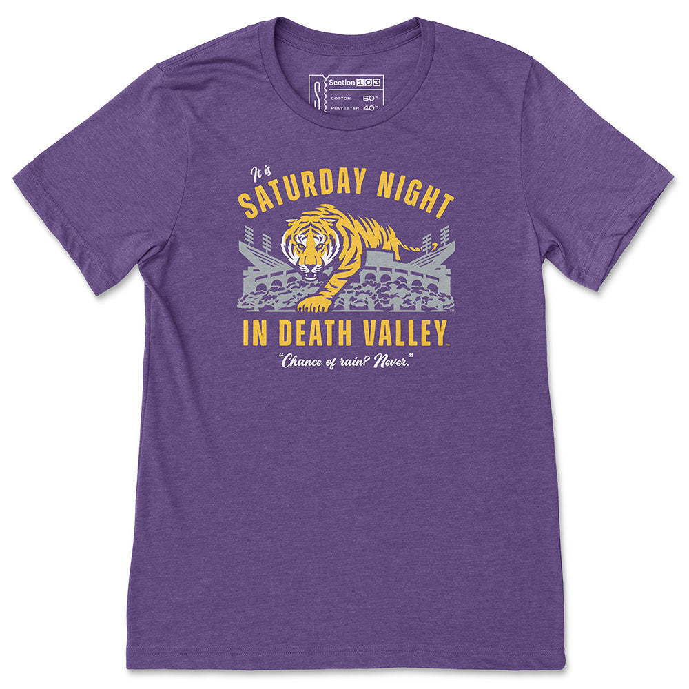LSU It Is Saturday Night In Death Valley T-Shirt