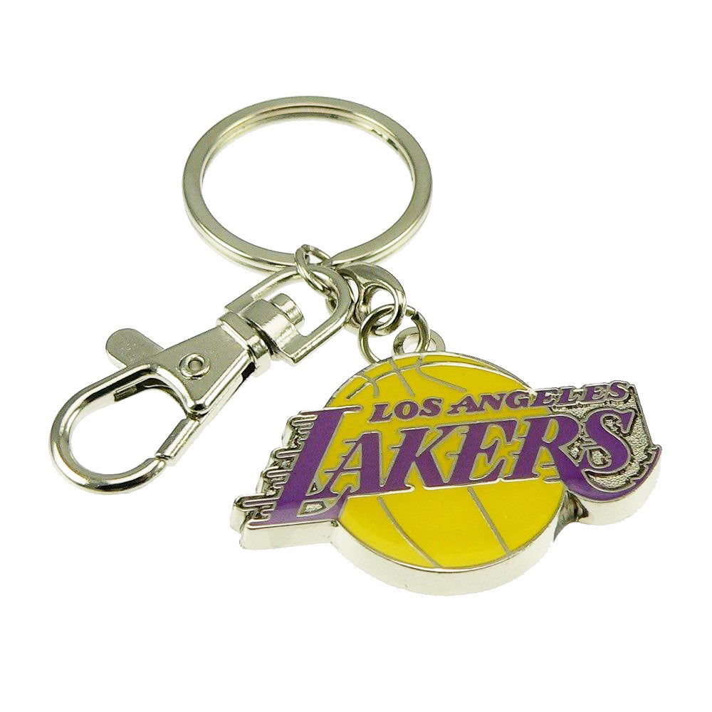 Los Angeles Lakers Metal Logo Keychain 1