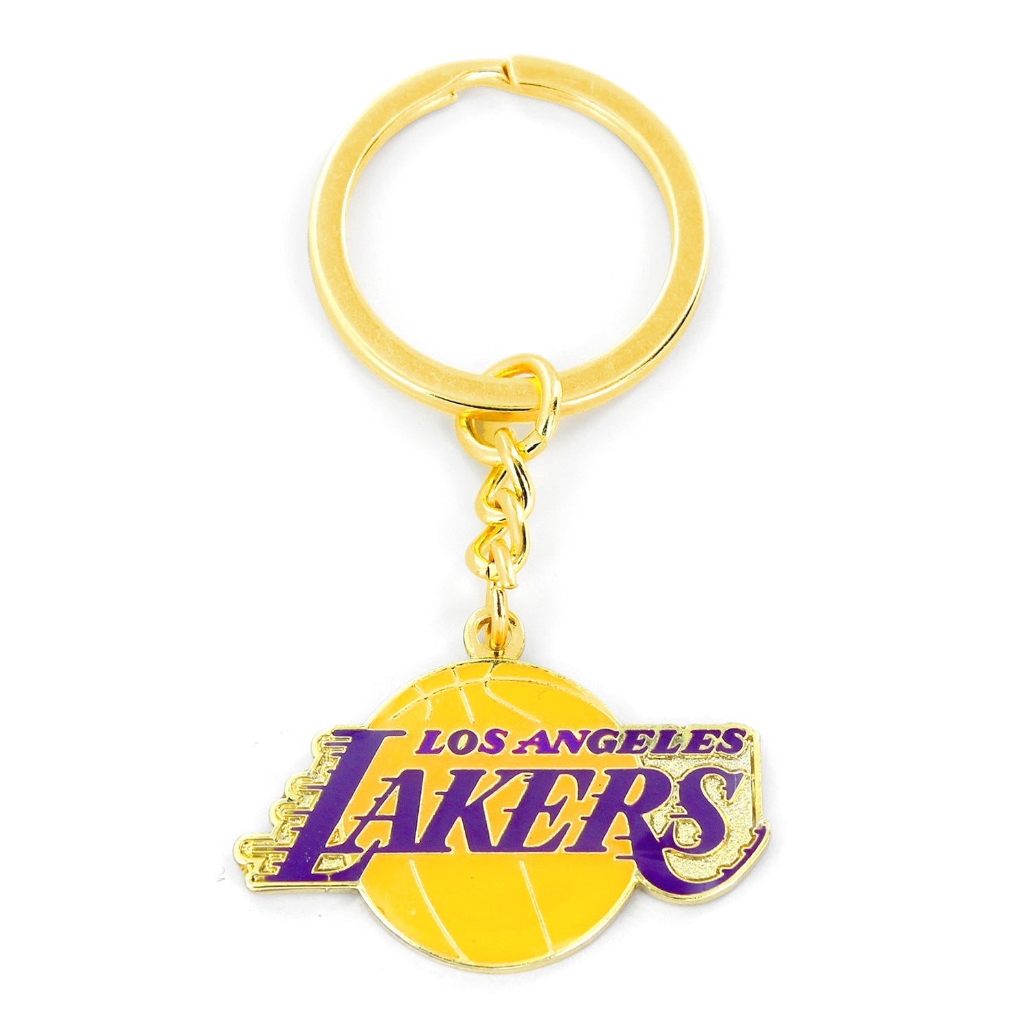Los Angeles Lakers Metal Logo Keychain 2