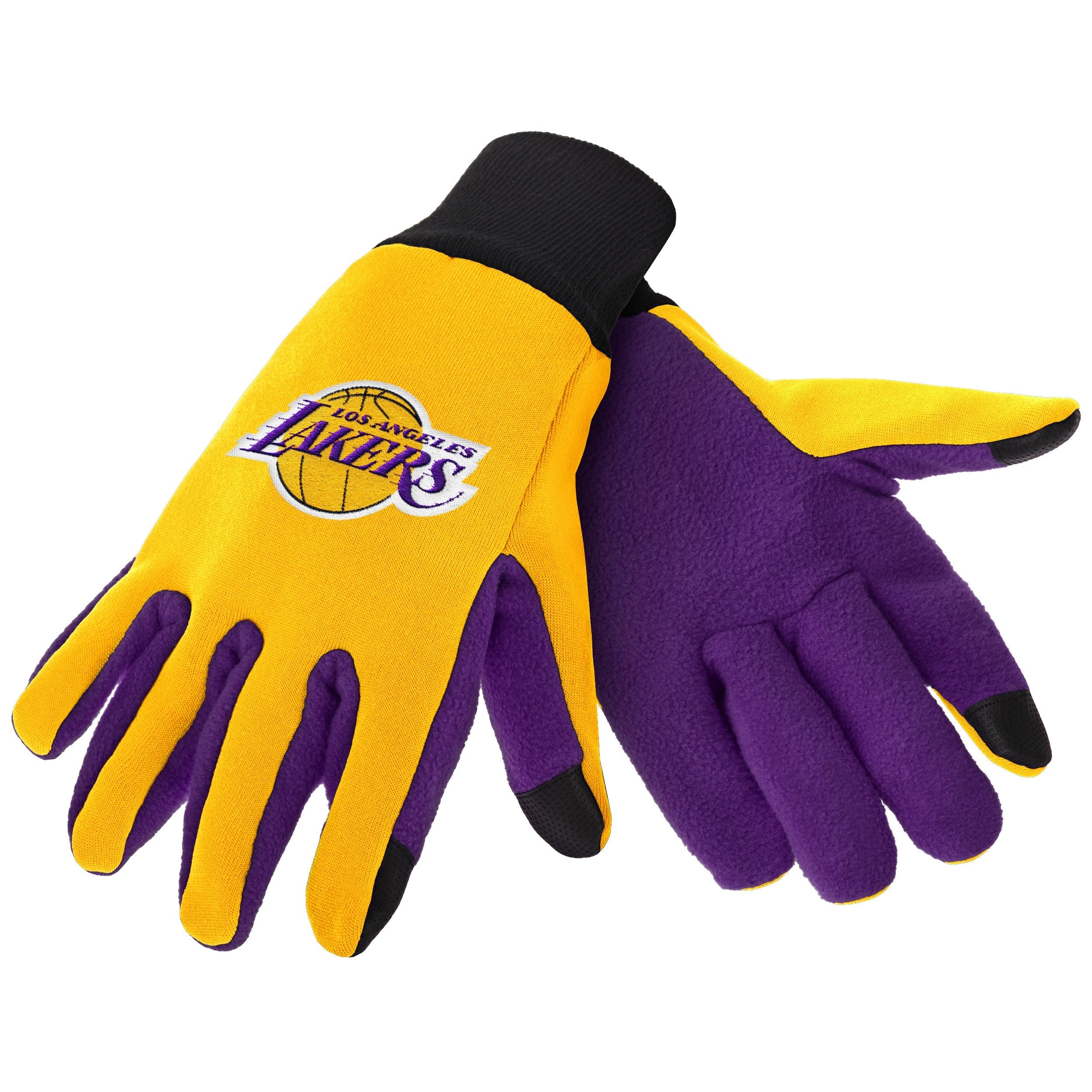 Los Angeles Lakers Texting Gloves 1