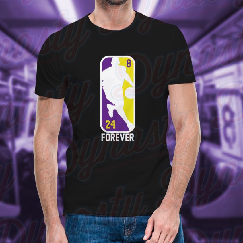 Kobe Bryant 8 & 24 Mamba Forever Logo T-Shirt 2