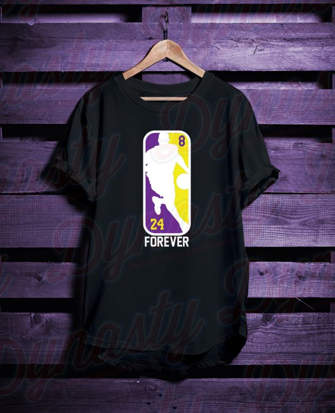 Kobe Bryant 8 & 24 Mamba Forever Logo T-Shirt 1