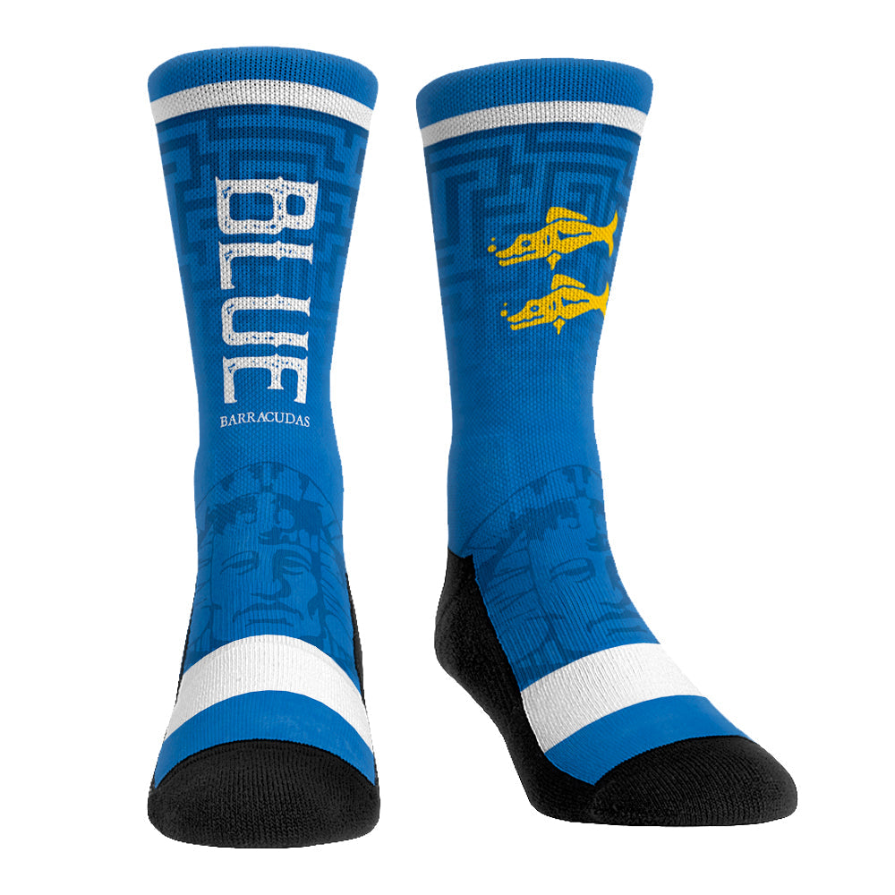 Legends of the Hidden Temple - Jersey Series  - Blue Barracudas | Rock 'Em Socks