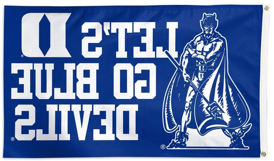 Let's Go Blue Devils Flag 3x5 Duke
