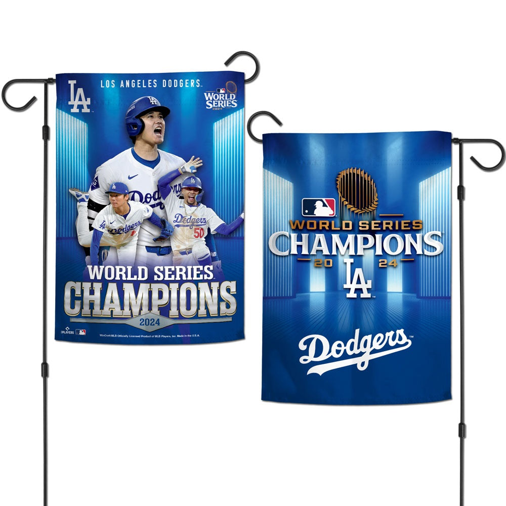 Los Angeles Dodgers 2024 World Series Champions Garden Flag