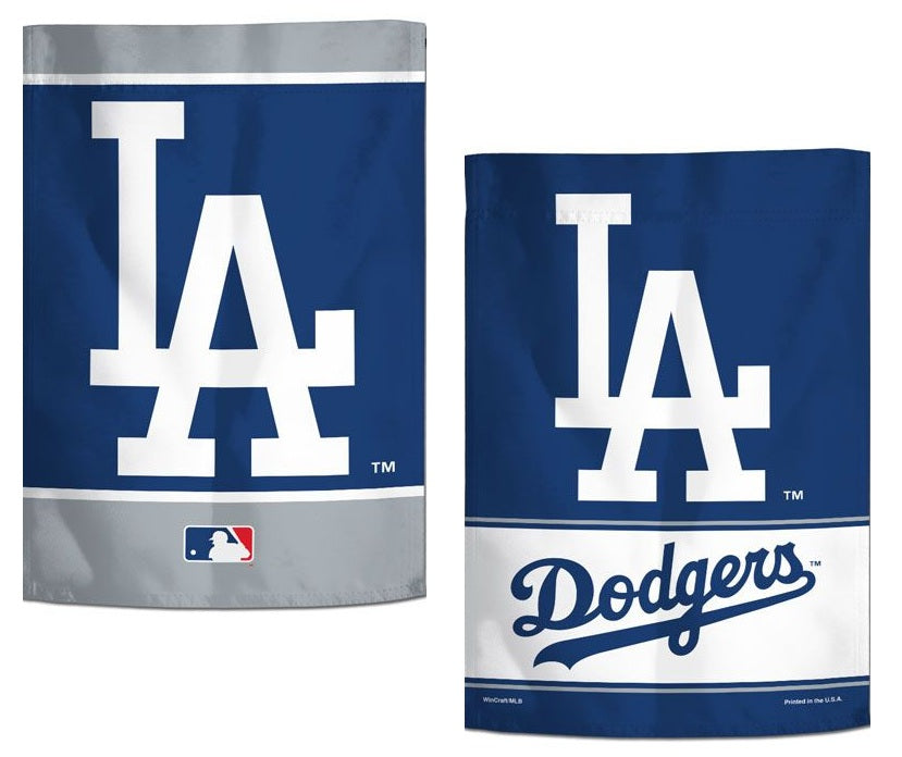 Los Angeles Dodgers Garden Flag 2 Sided LA Logo 1