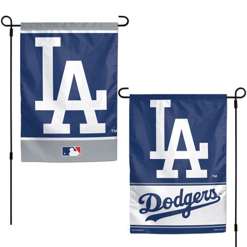 Los Angeles Dodgers Garden Flag 2 Sided LA Logo 2