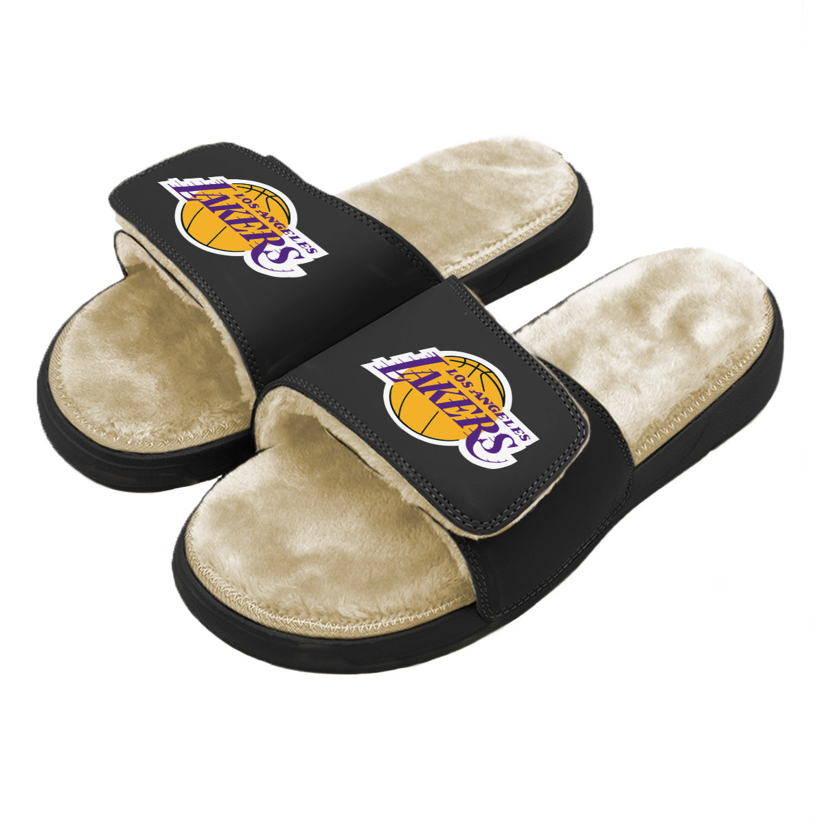 Los Angeles Lakers Primary Fur Slides 2
