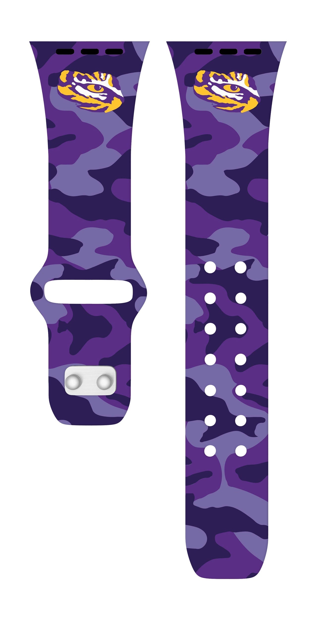 LSU Tigers HD Apple Watch Band 30