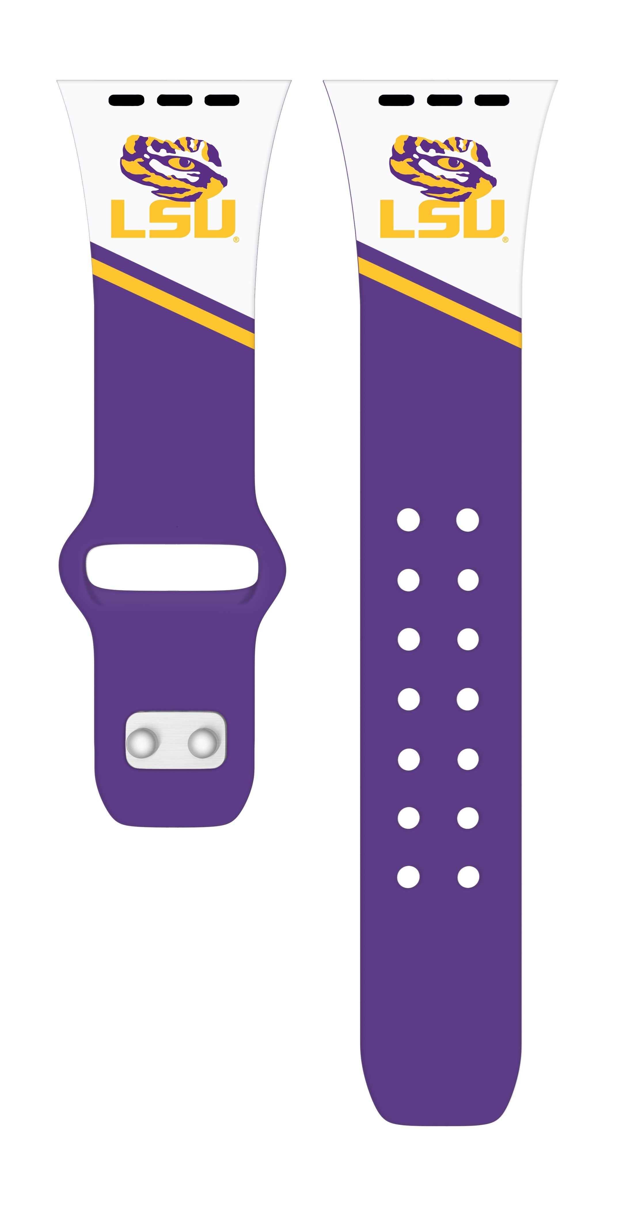 LSU Tigers HD Apple Watch Band 26