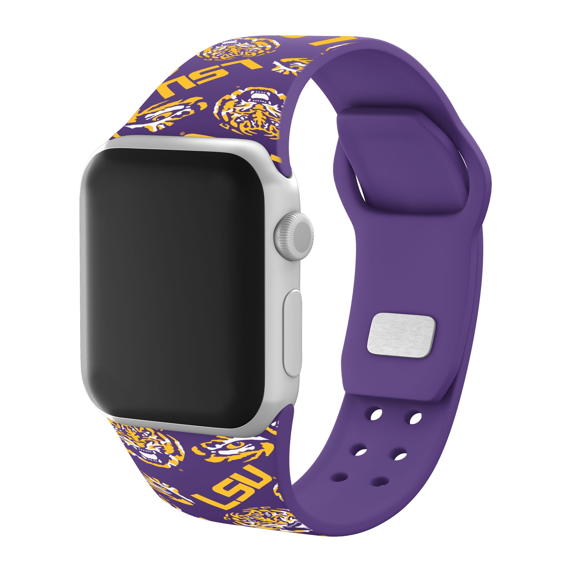 LSU Tigers HD Apple Watch Band 16