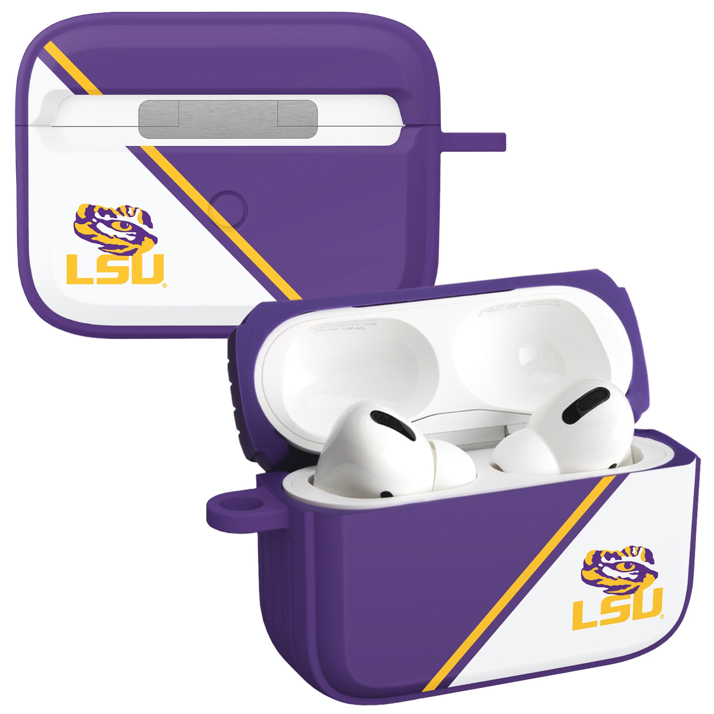 LSU Tigers HDX Champion Series Apple AirPods Pro 1 & 2 Case Cover 1