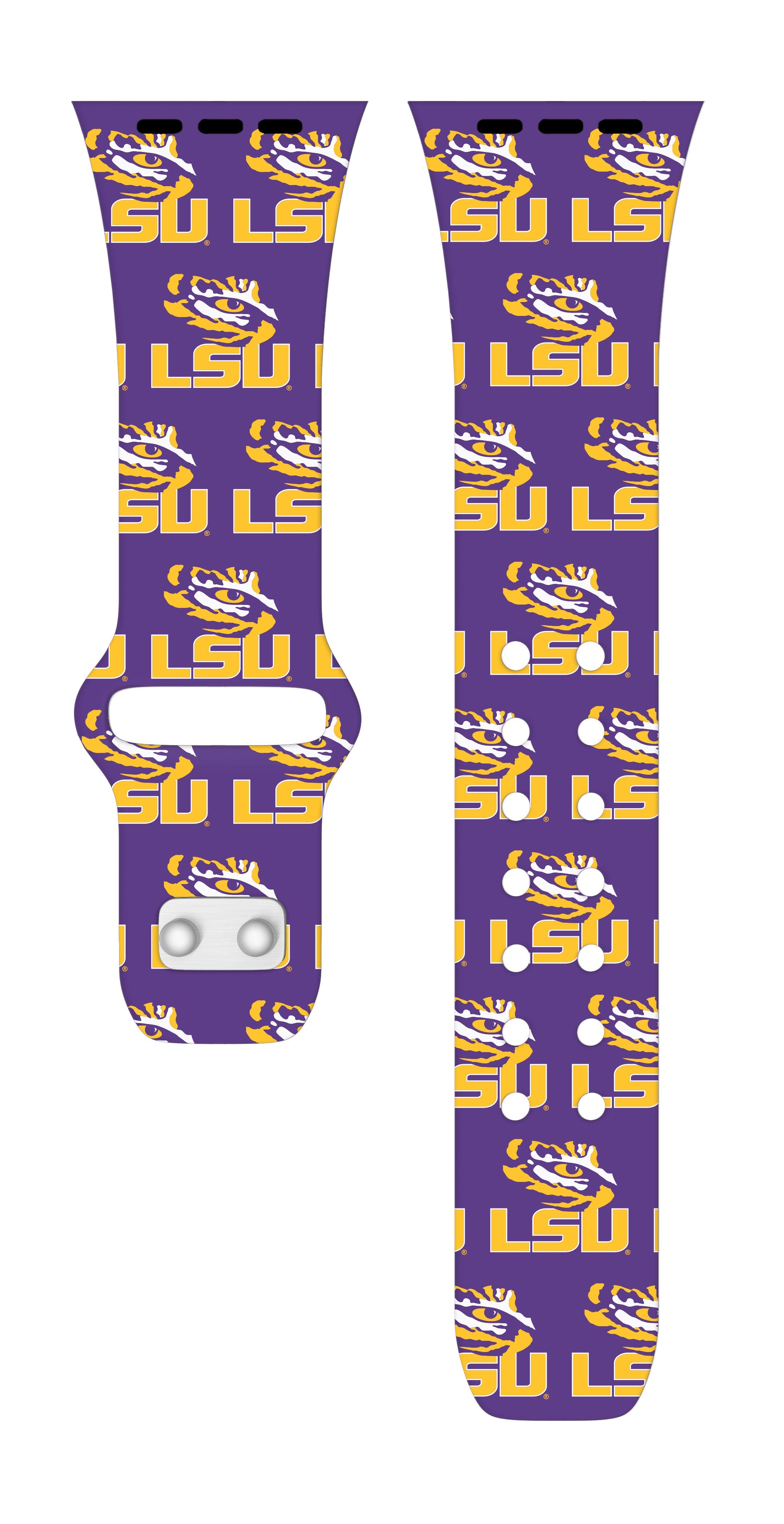 LSU Tigers HD Apple Watch Band 12
