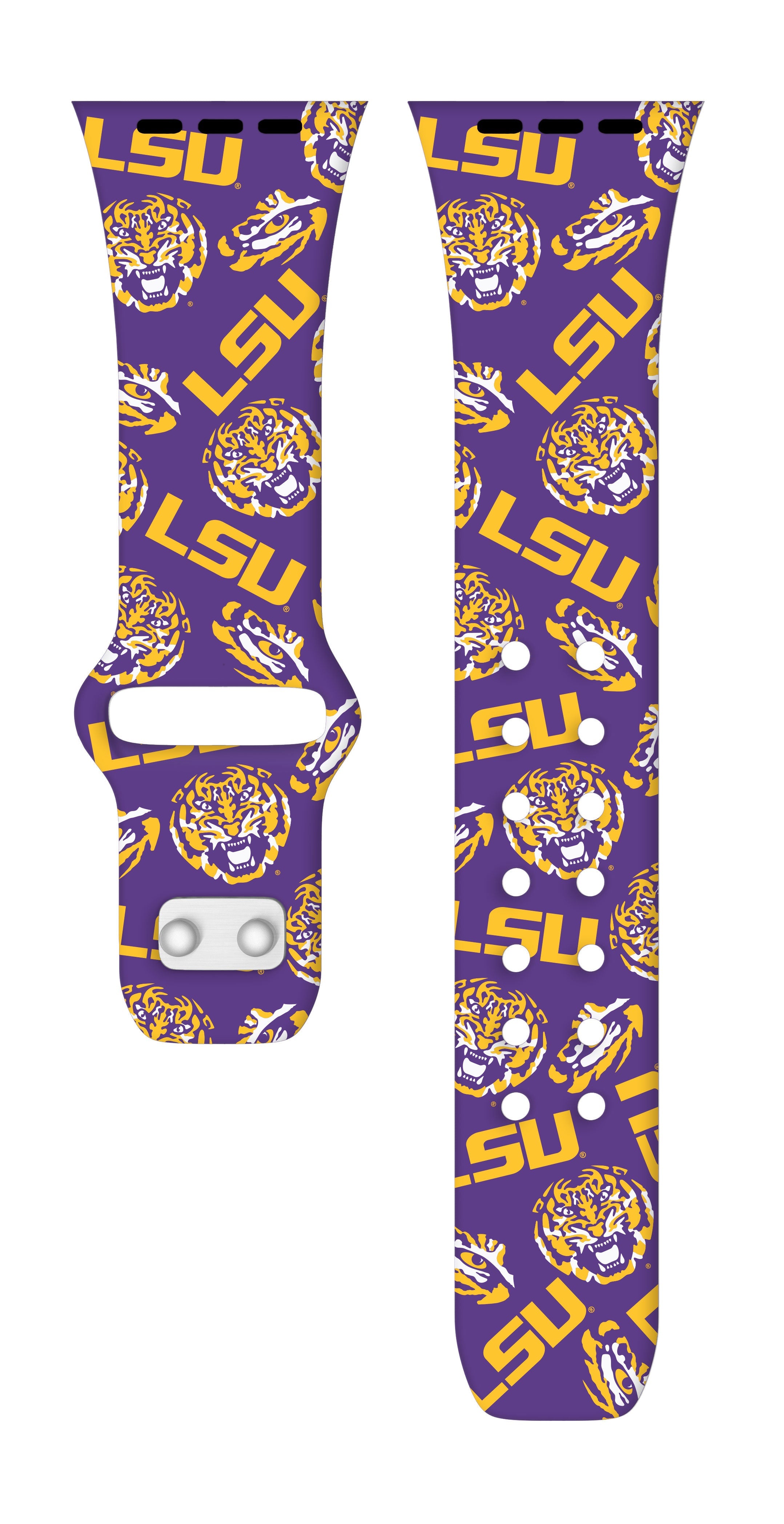 LSU Tigers HD Apple Watch Band 18
