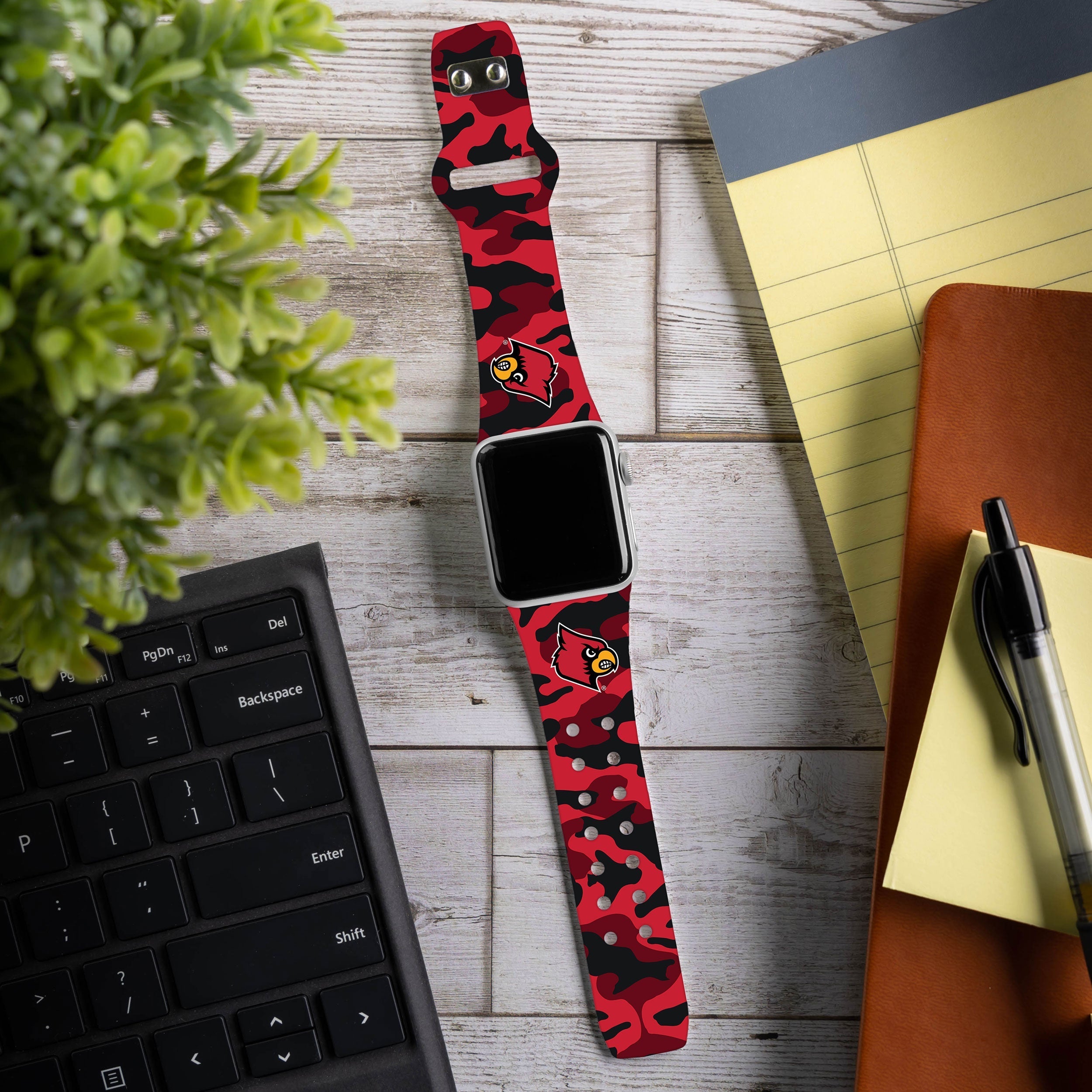 Louisville Cardinals HD Apple Watch Band 23