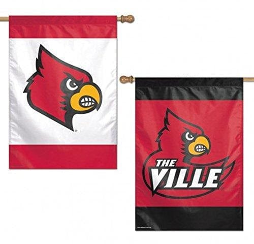 Louisville Cardinals Banner 2 Sided Logo House Flag