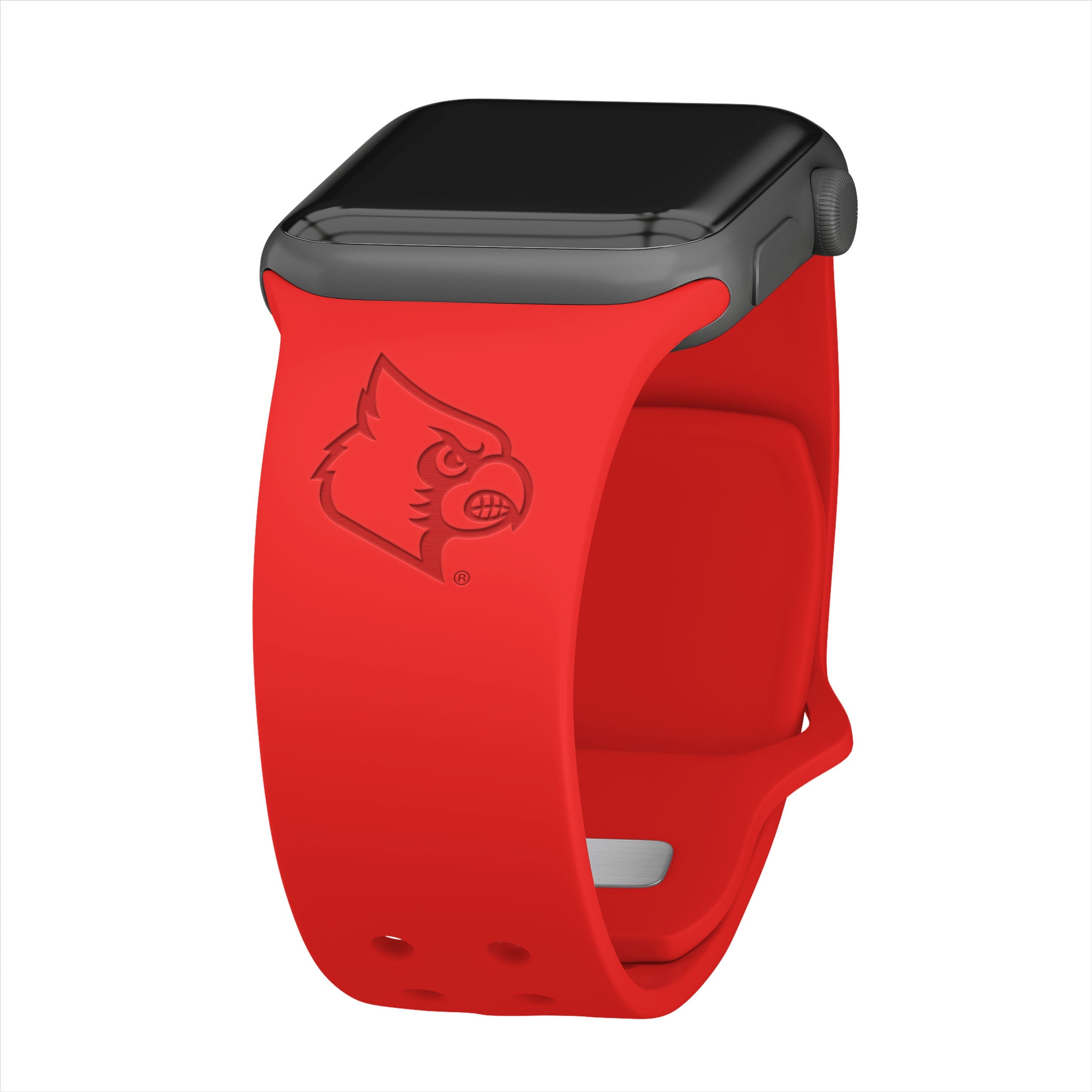Louisville Cardinals Engraved Apple Watch Band 1