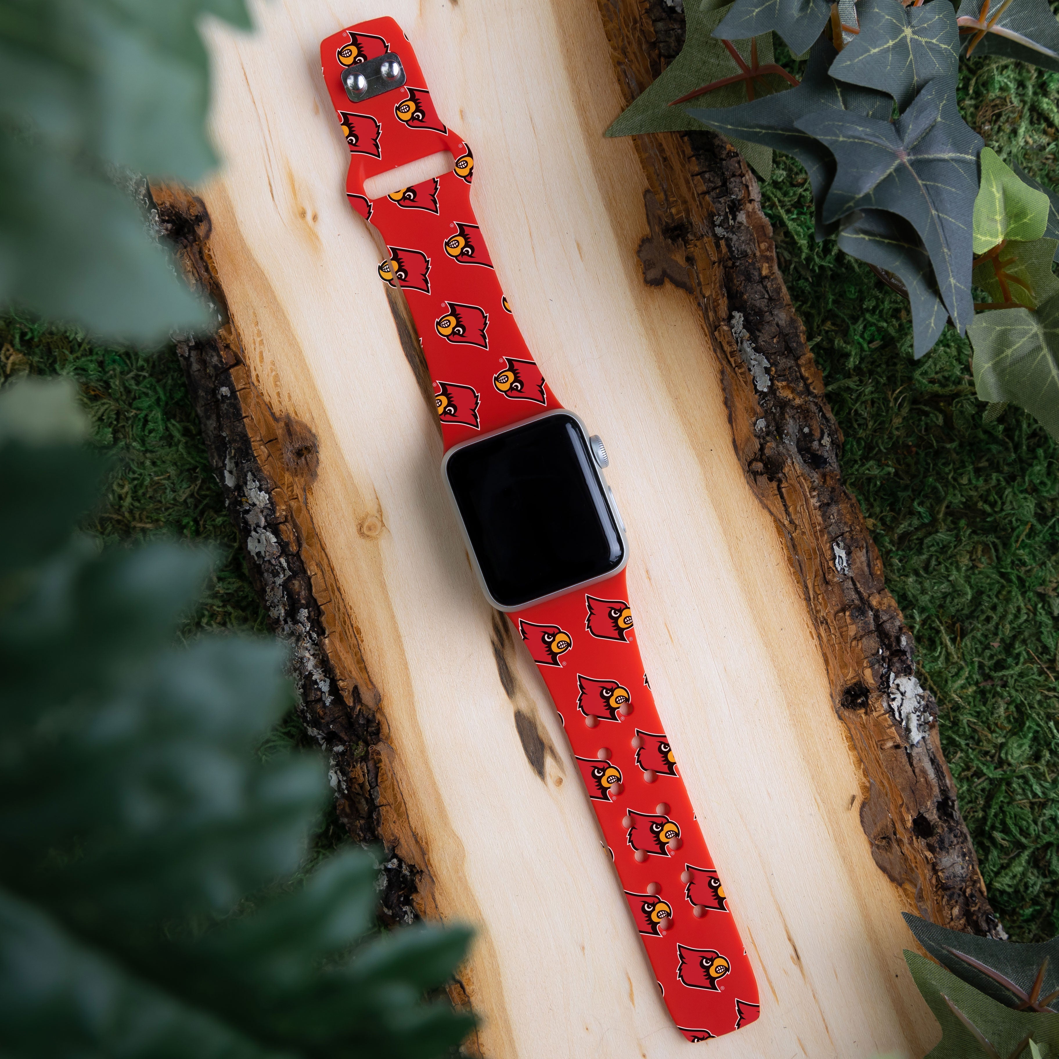 Louisville Cardinals HD Apple Watch Band 6