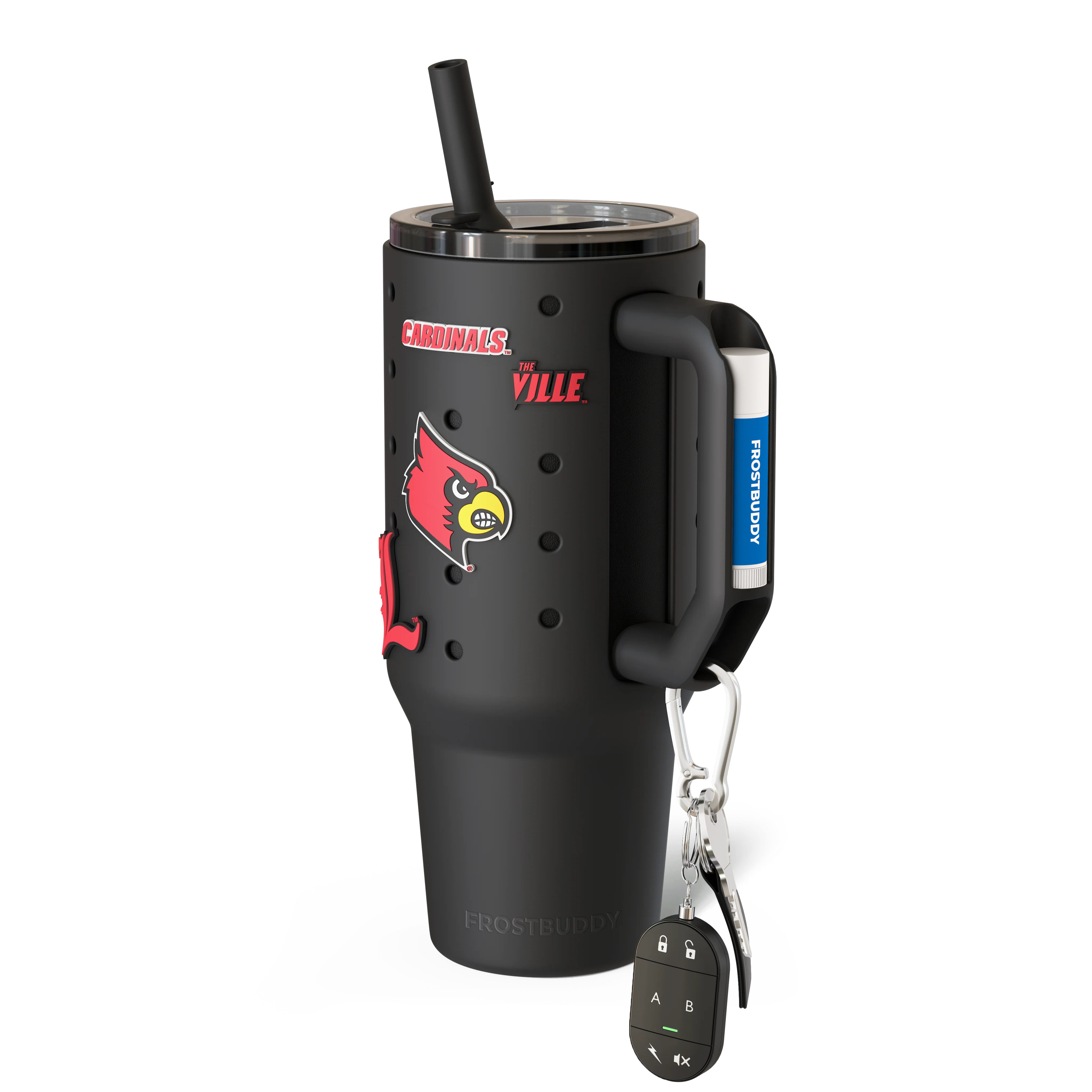 Thicc Buddy 40oz | Louisville Cardinals | Skin + Budz Bundle