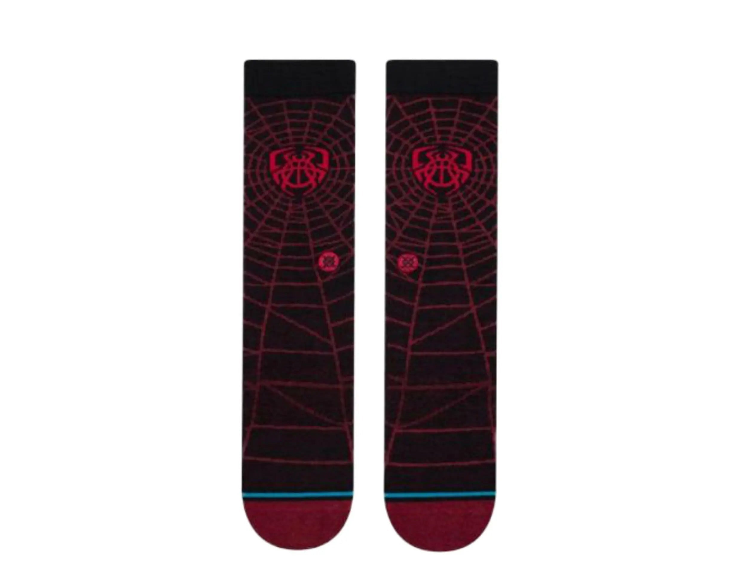 Stance Casual Spida Donovan Mitchell Men Crew Socks Black/Red 2
