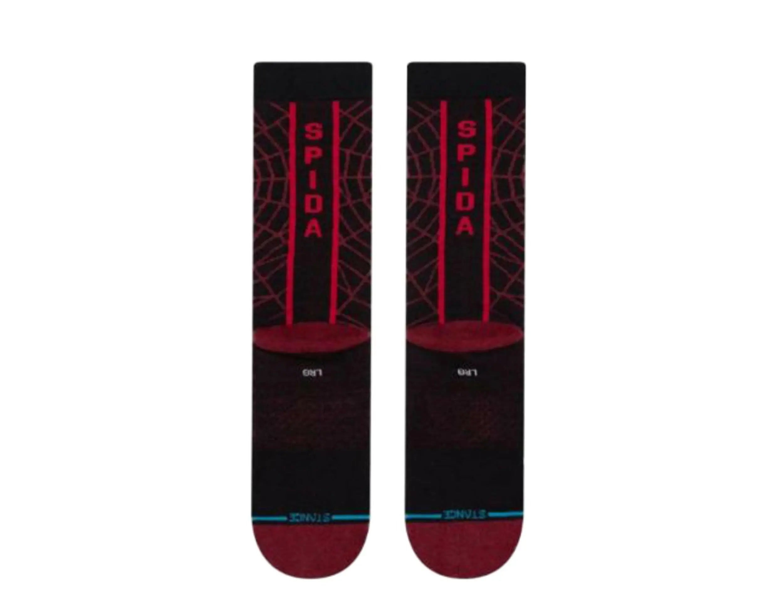Stance Casual Spida Donovan Mitchell Men Crew Socks Black/Red 3