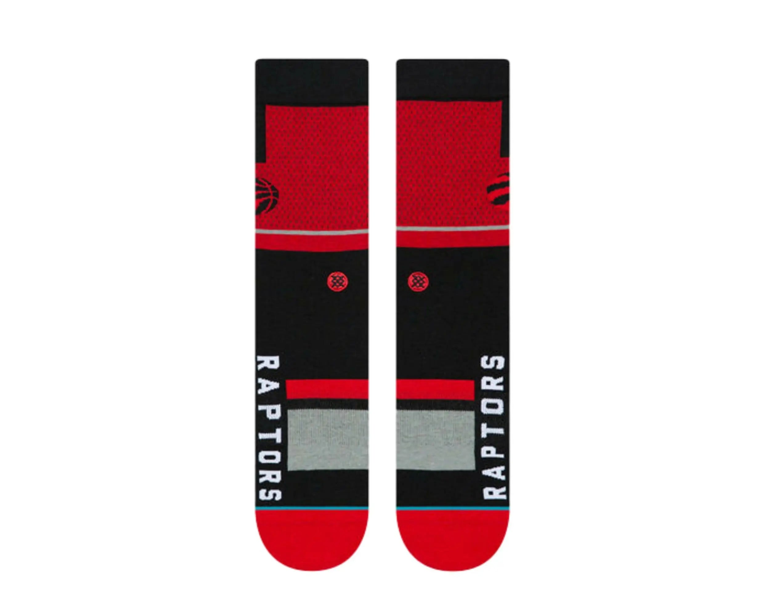 Stance Raptors Shortcut NBA Crew Socks Red/Black 2