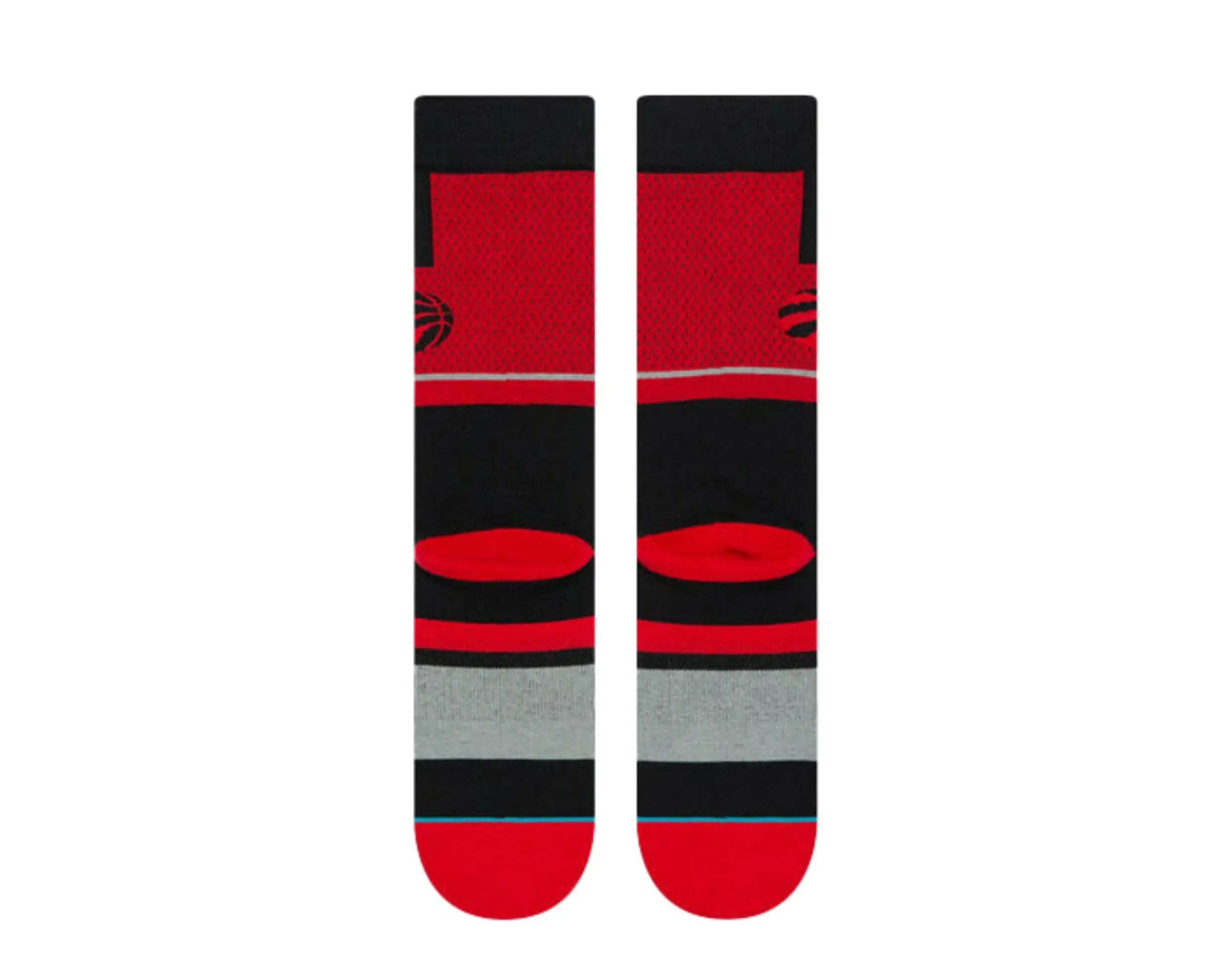 Stance Raptors Shortcut NBA Crew Socks Red/Black 3
